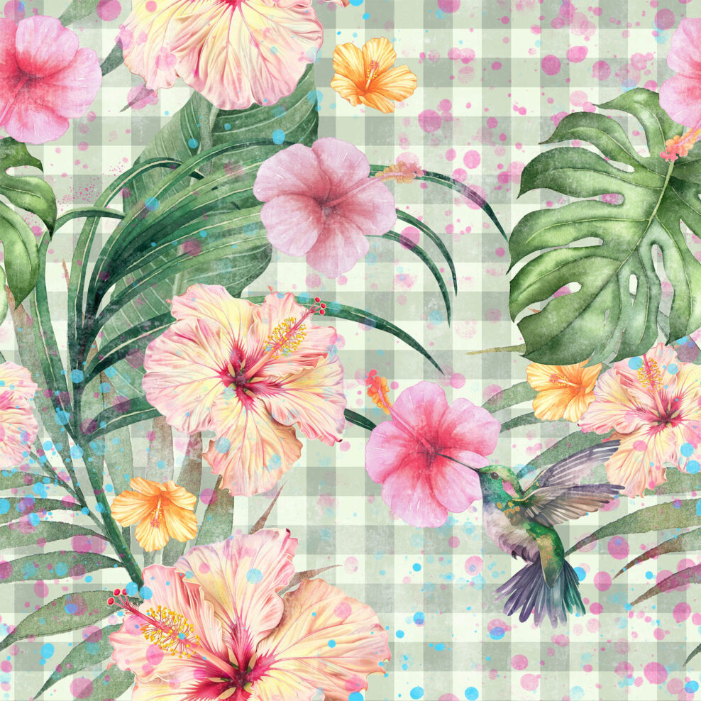 Magnolia Blossom Floral Wallpaper